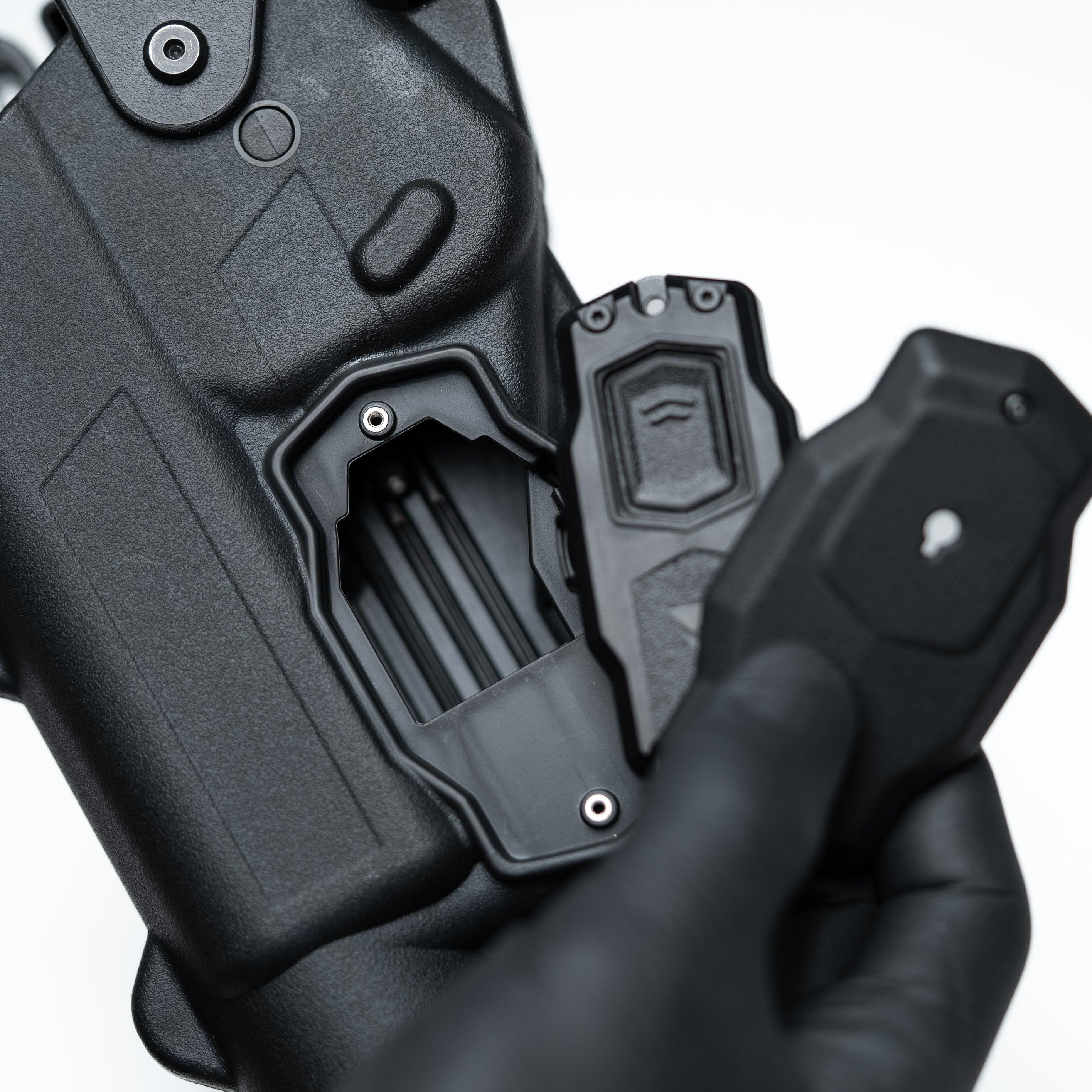 RAPID FORCE® Level III Duty Holster For Glock Guns - Large Light - Axon - Image 4